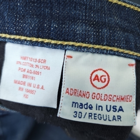 AG Adriano Goldschmied Angel Blue Jean Sz 30 - Picture 3 of 13